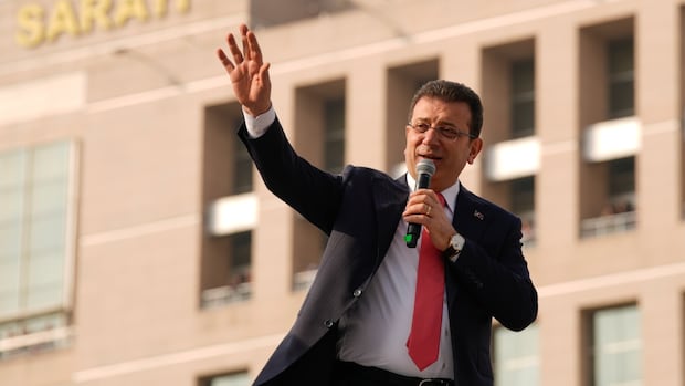 Turkish prosecutors want Istanbul mayor jailed as thousands protest his detention