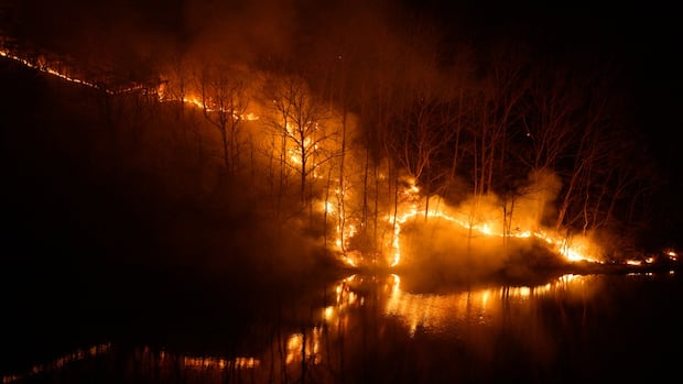 South Korea’s worst-ever wildfires double in size, killing at least 28 and incinerating temples