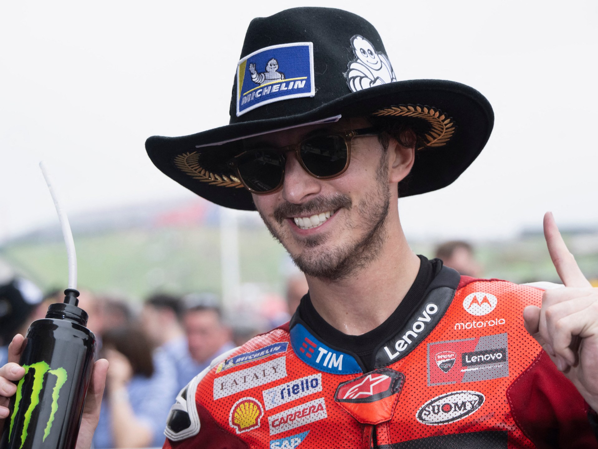 Marc Marquez crashes out as Francesco Bagnaia wins Americas MotoGP