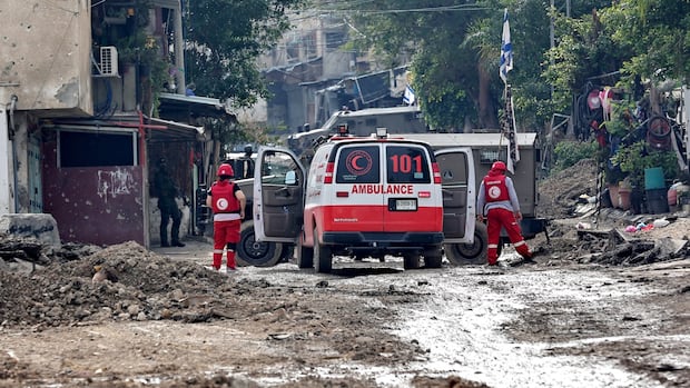 Bodies of 8 Red Crescent medics recovered in Gaza, 1 still missing