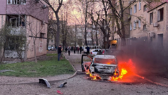 Children among 14 dead in Russian attack on Zelensky’s home city
