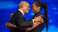 Michelle Obama dismisses divorce rumours