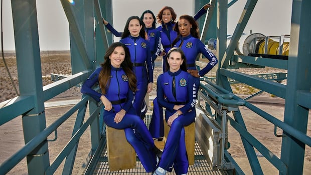 All-female crew, including singer Katy Perry, blast off on Blue Origin rocket