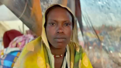 ‘Child in arms, luggage on my head, I fled Sudan camp for safety’