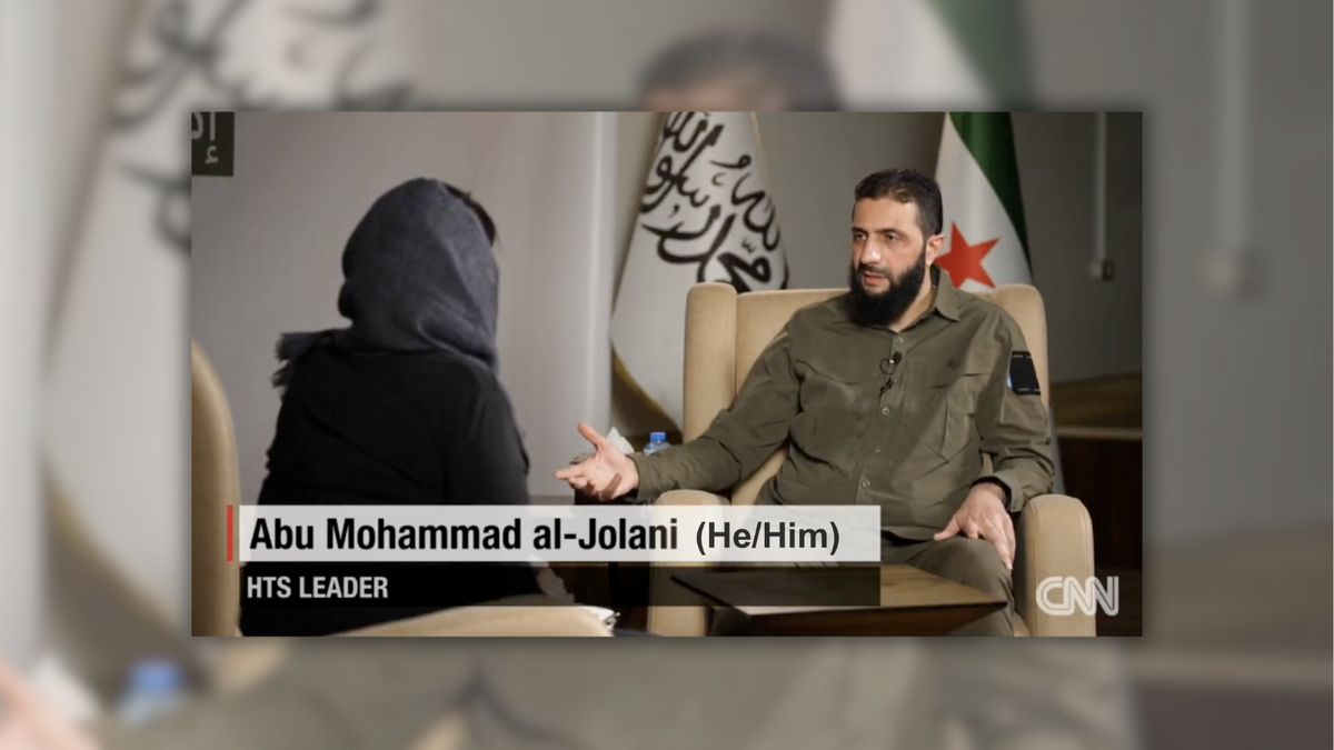 CNN Didn’t Add Pronouns to Chyron Display of Syrian Rebel Leader’s Name