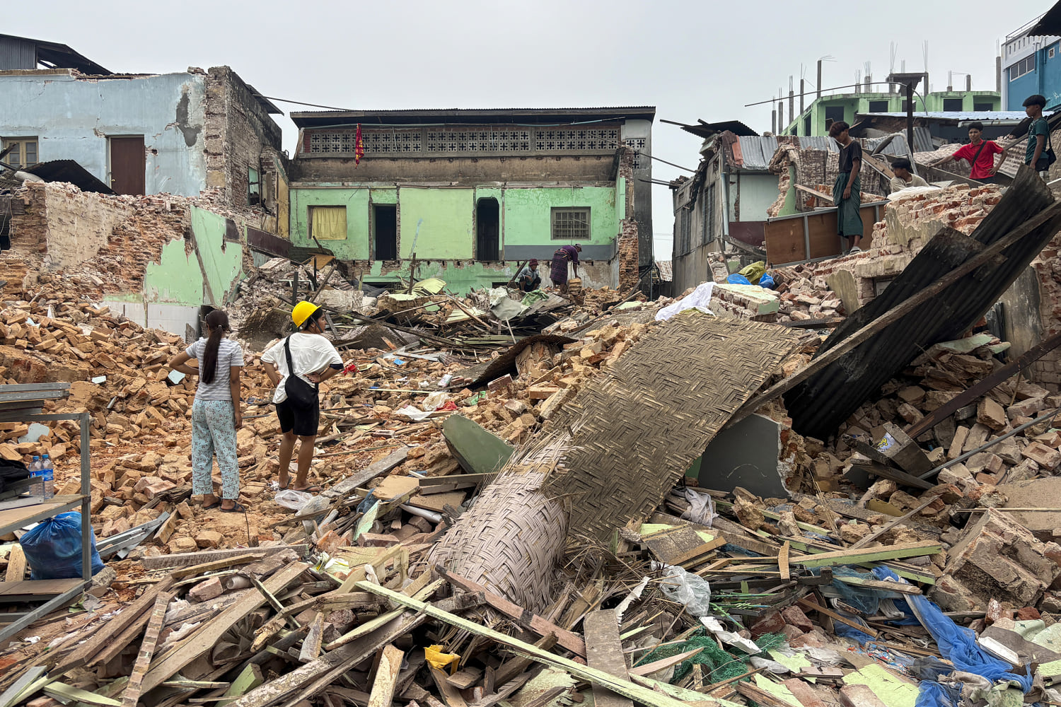 Aftershocks and lack of resources hinder recovery work 3 weeks after Myanmar’s deadly earthquake