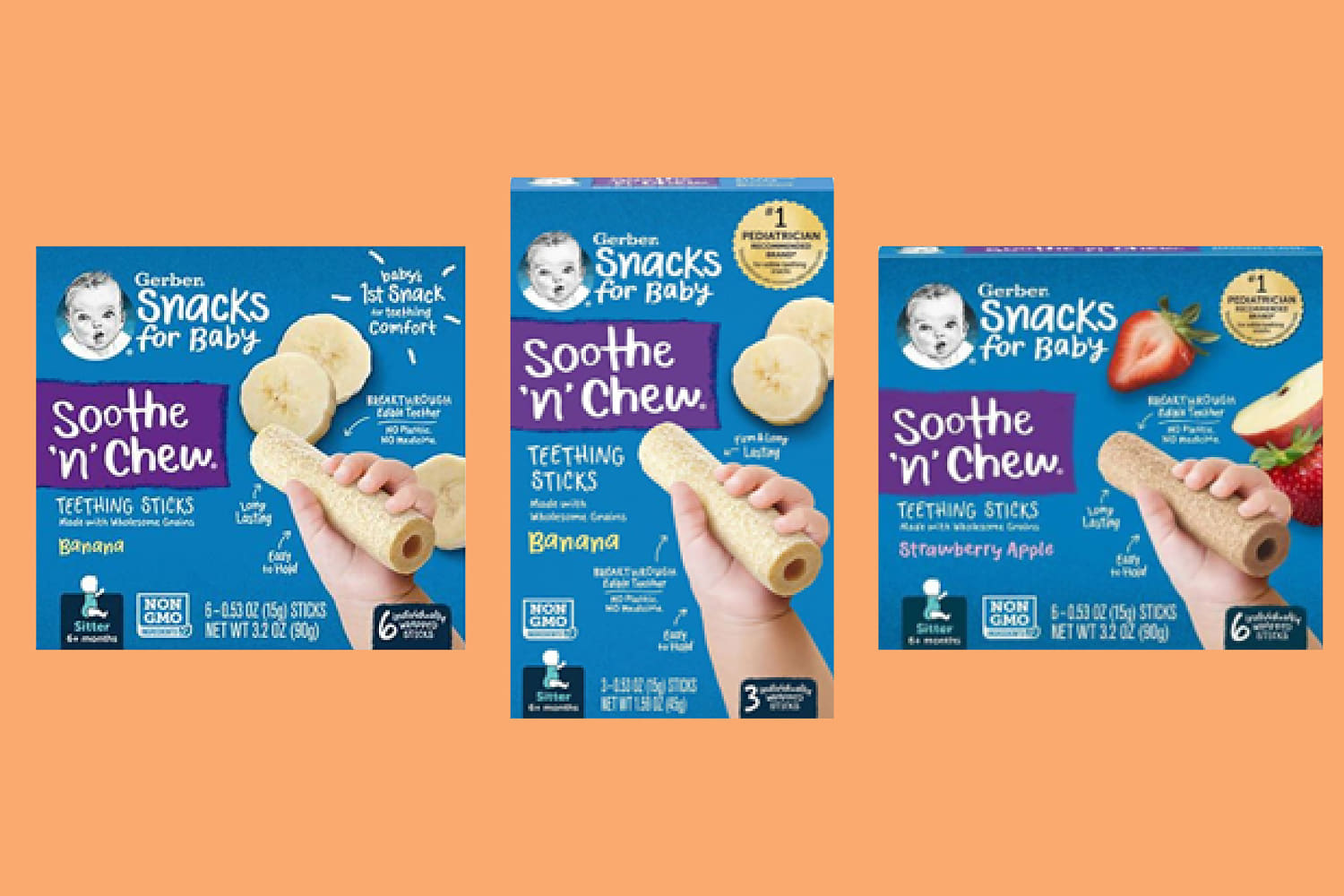 Gerber teething sticks still on shelves despite recall over choking concerns, company warns