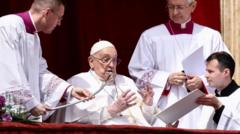 Watch: Pope blesses crowd as Easter celebrated worldwide