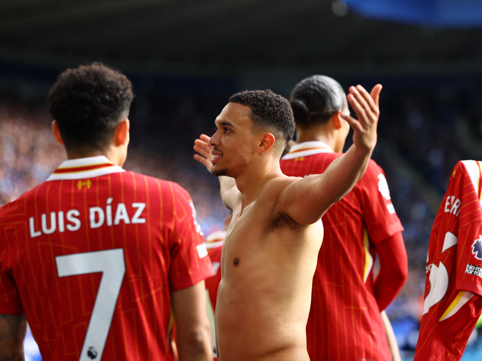 Liverpool one win from Premier League title after relegating Leicester City