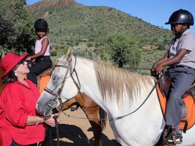 A horse therapy program in Namibia brings joy to children with learning disabilities