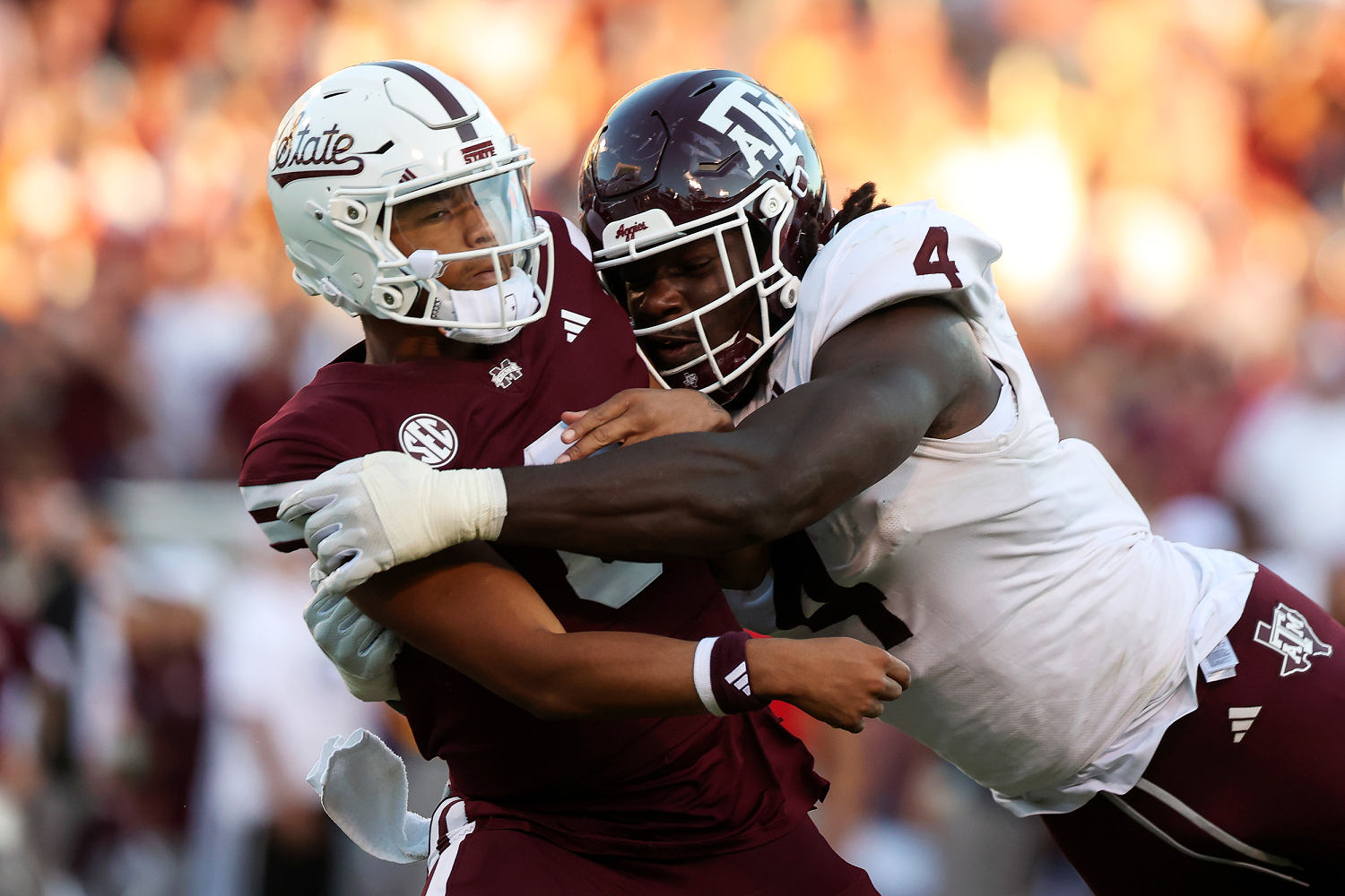 He’s one of the top prospects in the NFL draft — with few stats to back it up