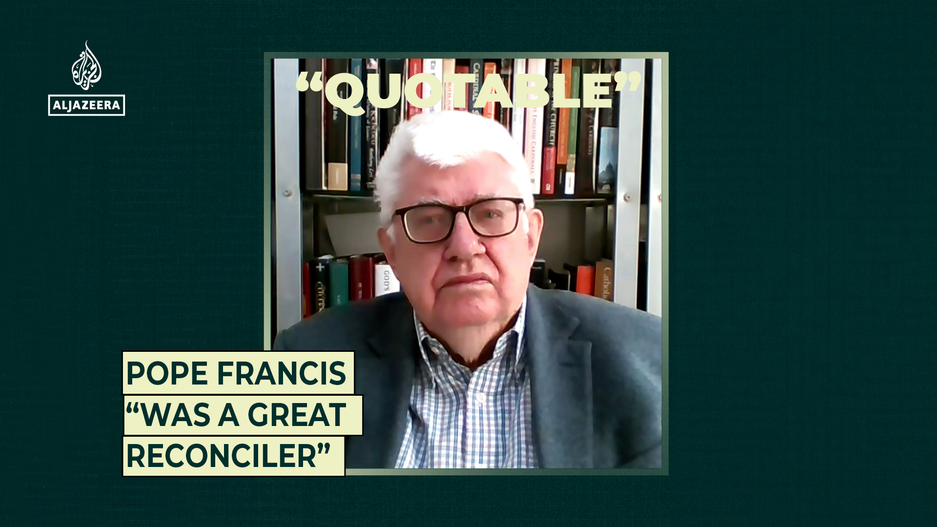Pope Francis “was a great reconciler”