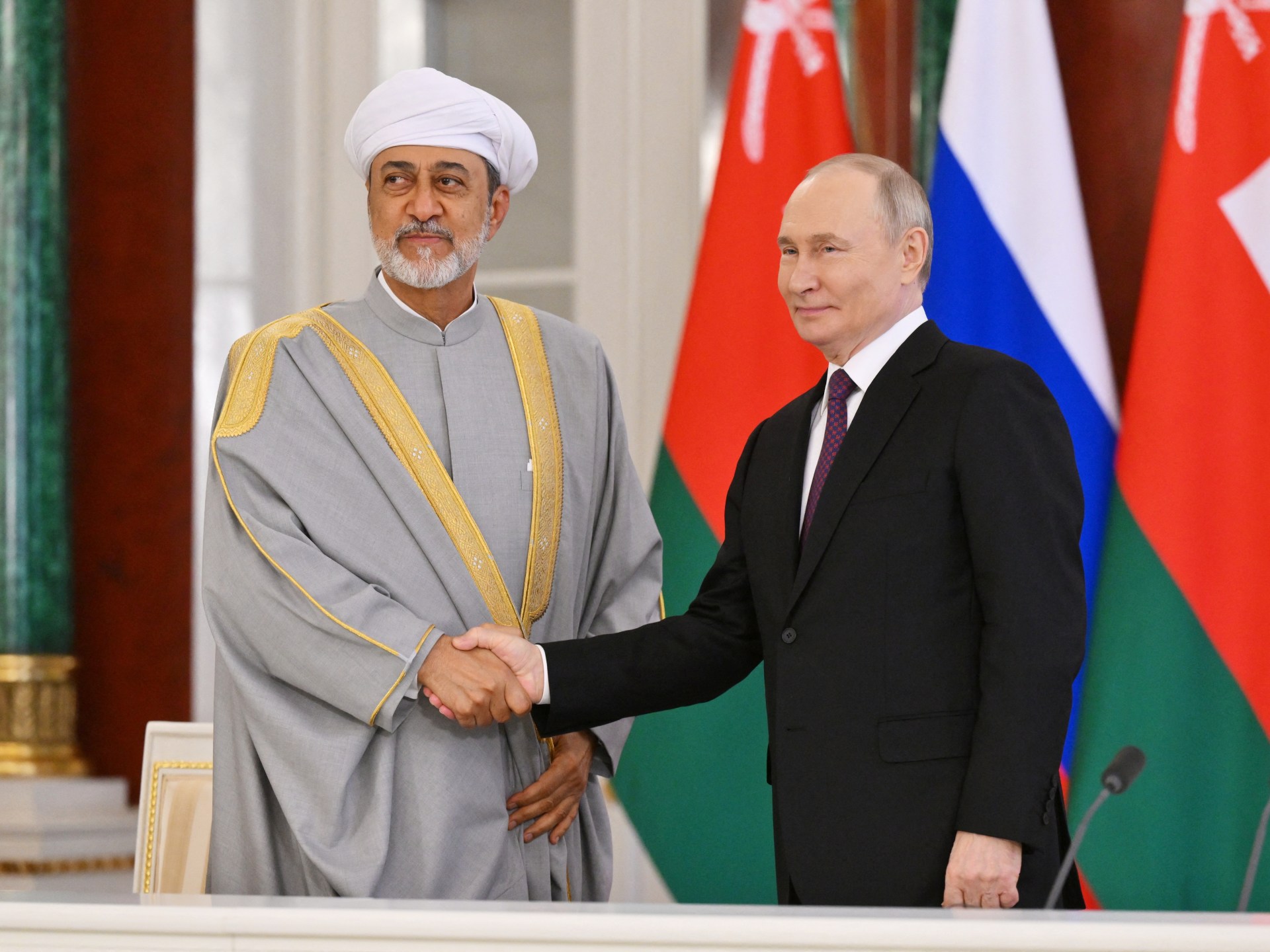 Putin discusses US-Iran nuclear talks with leader of Oman in Moscow