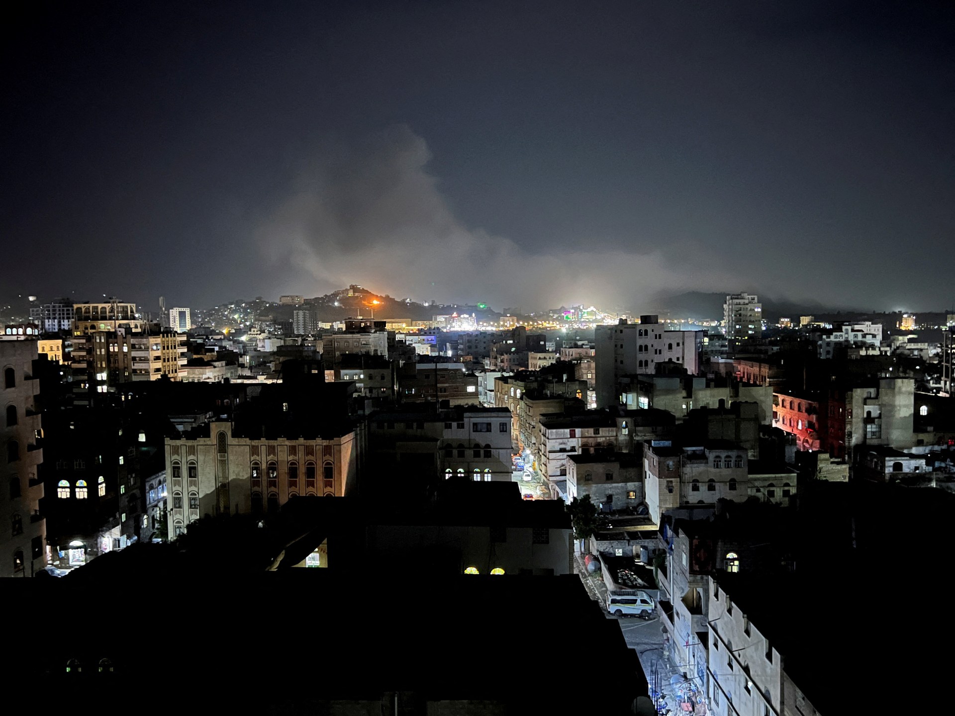 Houthis say group downed US drone in northwest Yemen as US strikes continue