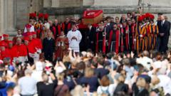 Pope Francis’s body moved to St Peter’s Basilica for lying in state
