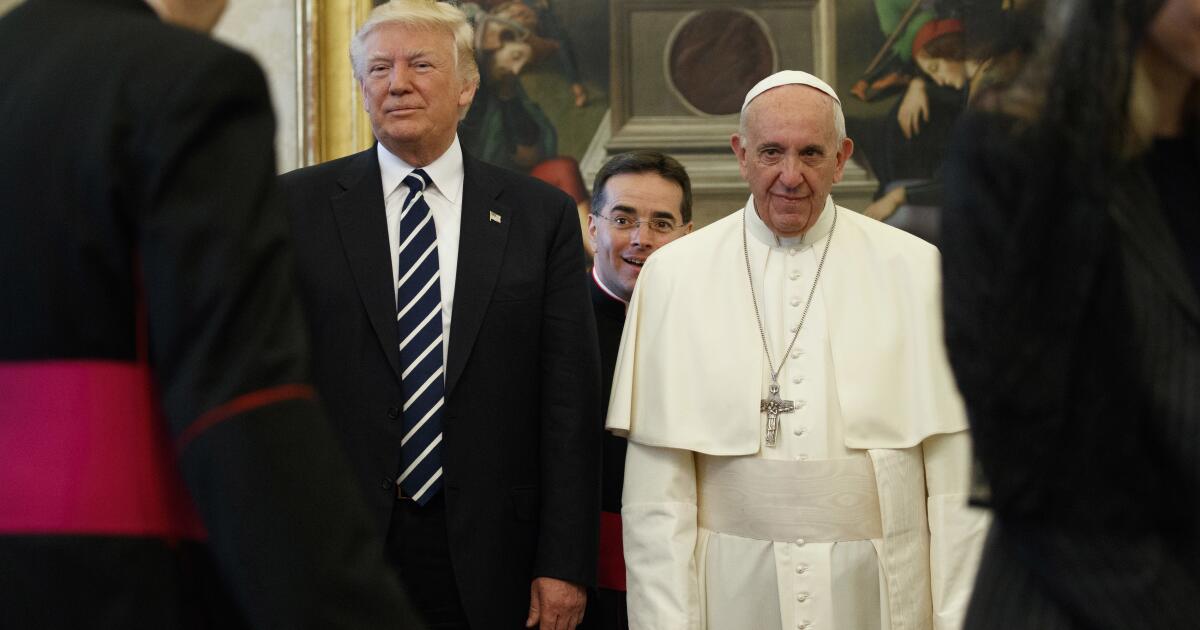 Commentary: Pope Francis was a climate hero. Trump’s reign gives his words extra meaning