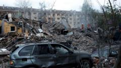 Kyiv hit by deadly Russian missile and drone attack – officials