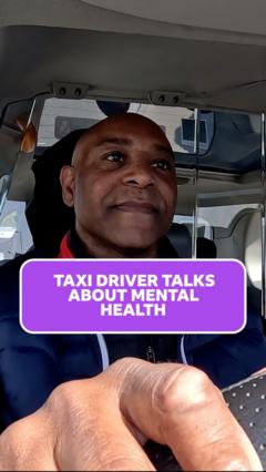 Taxi driver gives free ride for mental health chat
