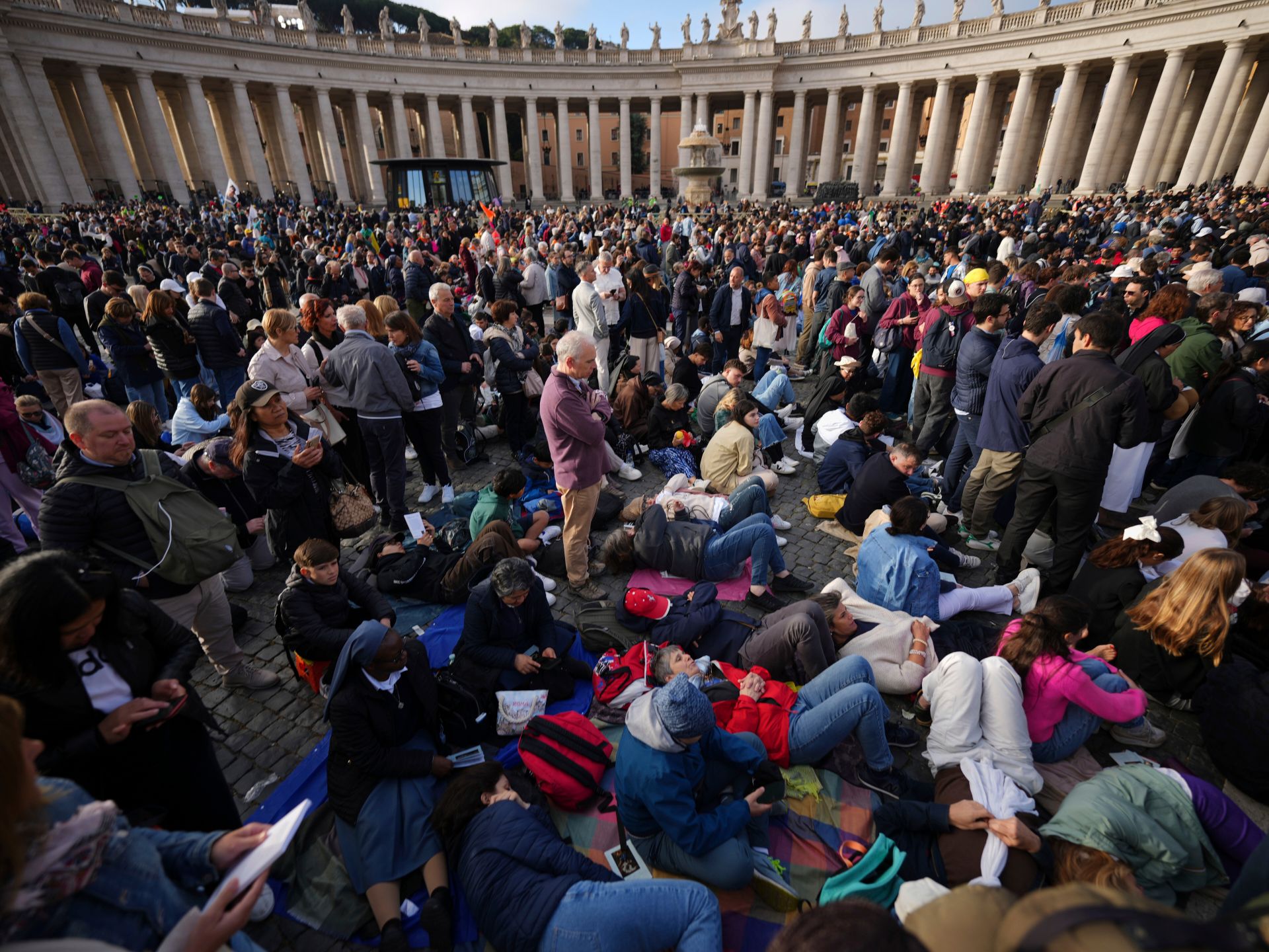 Huge crowds flock to Vatican for Pope Francis’s funeral