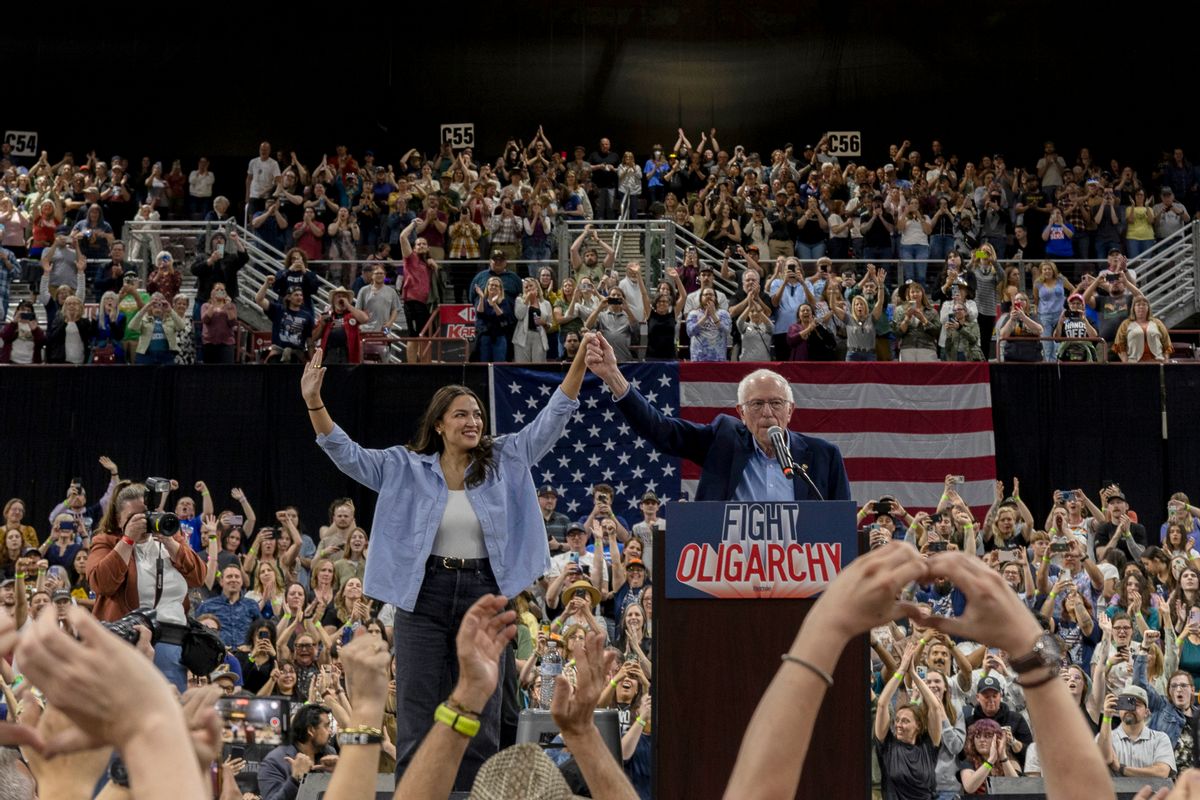 Yes, Bernie Sanders and AOC used private plane for part of ‘Fighting Oligarchy’ tour