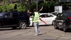 Watch: Traffic chaos as Spain and Portugal face power outages