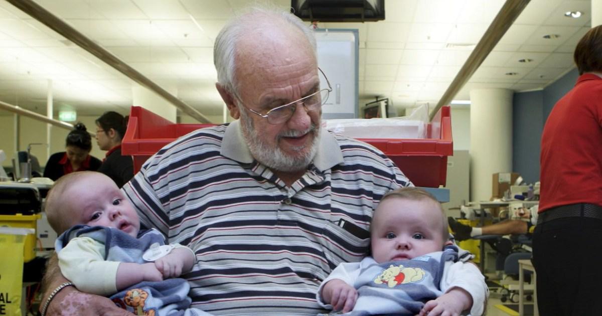 Man With The Golden Arm dies aged 88 after saving lives of 2,400,000 babies
