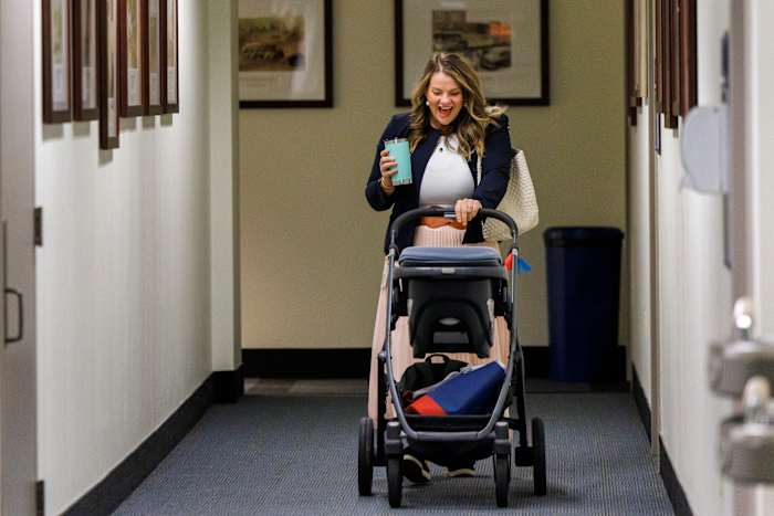 Childcare in the Capitol: As more women run for office, some are bringing their kids