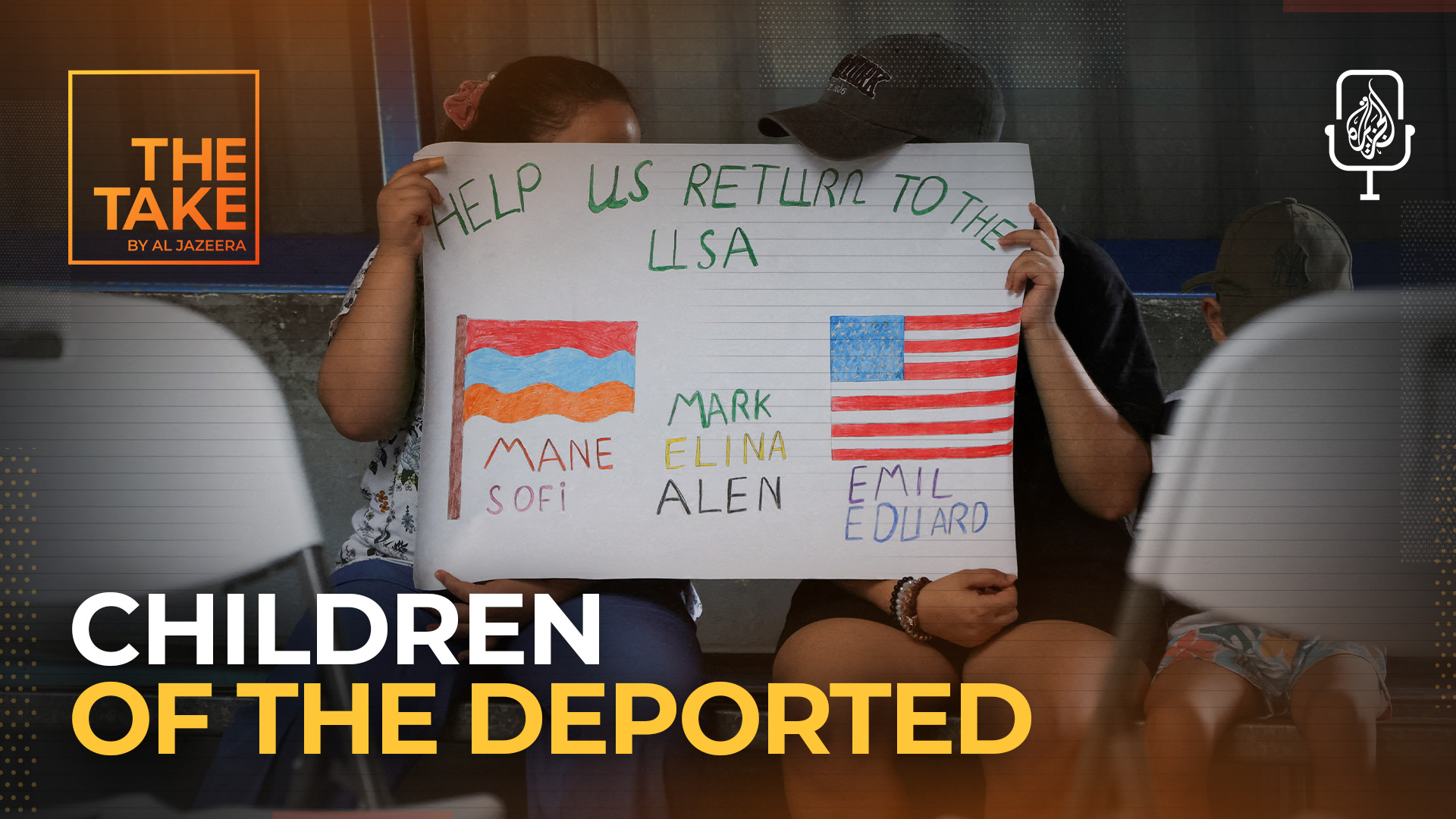 What happens to the children of deportees from the US?