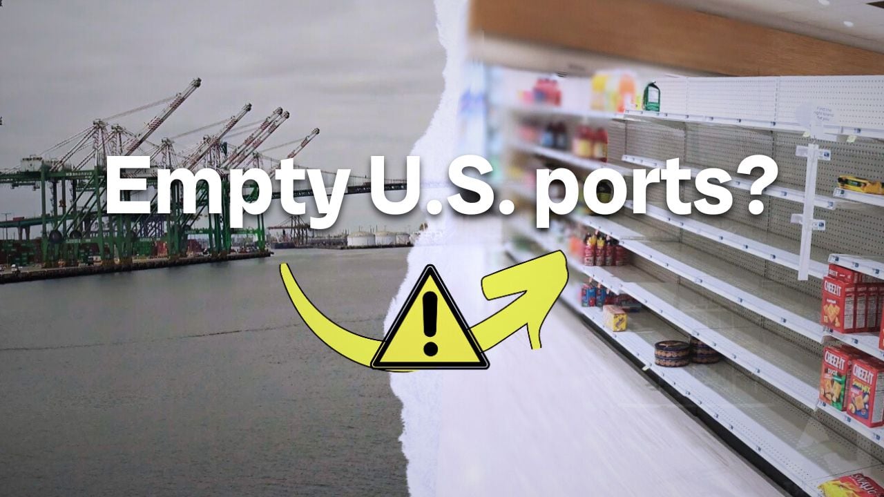 Are U.S. ports ‘ghost towns’ thanks to Trump’s tariffs?