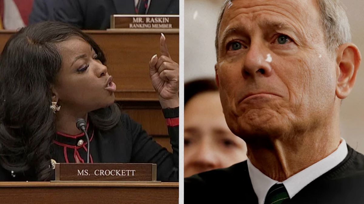 Chief Justice Roberts didn’t fine US Rep. Crockett $200K