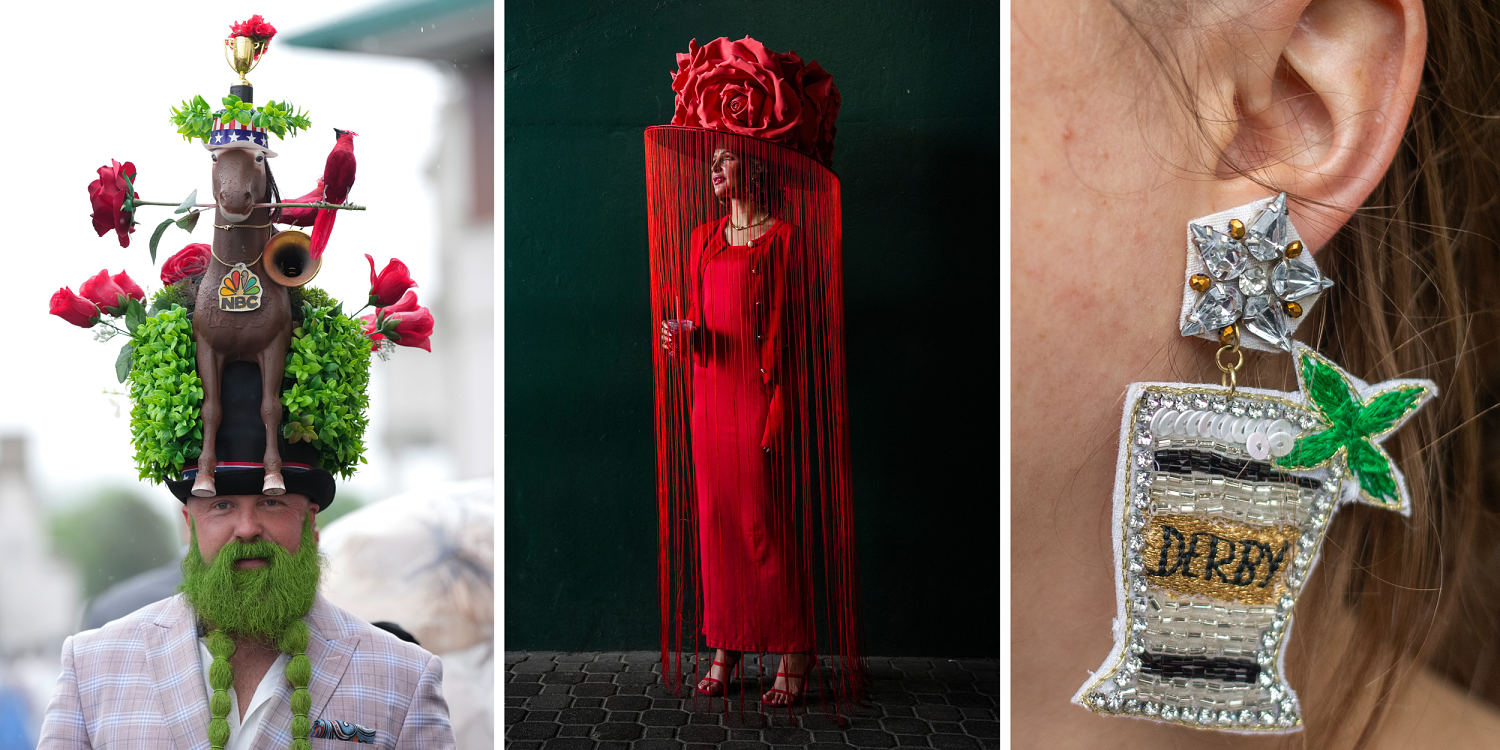 Photos of the fabulous fashion and intense action of the 151st Kentucky Derby