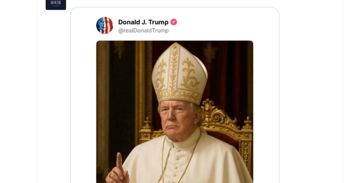 Trump faces backlash after posting AI image dressed as pope
