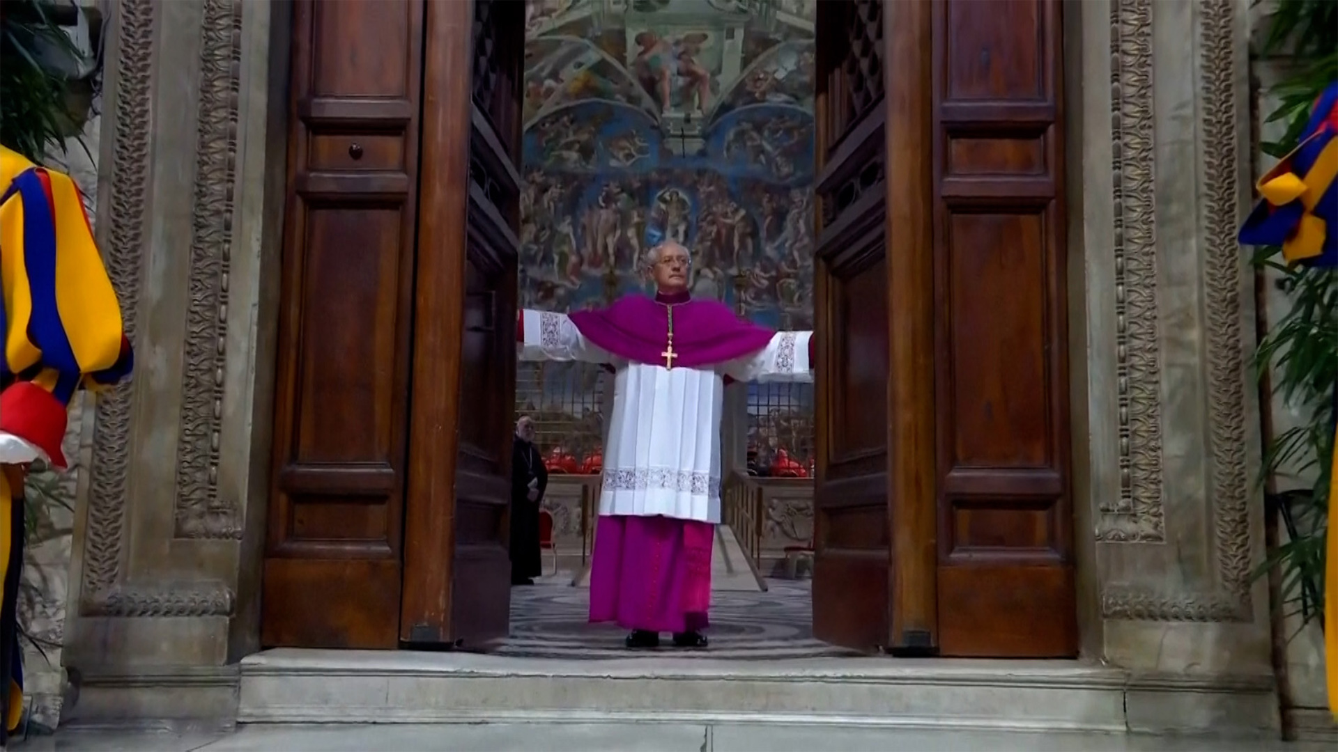 Sistine Chapel doors closed as Vatican conclave begins