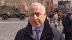 Watch: Steve Rosenberg reports from Russia’s Red Square on Victory Day