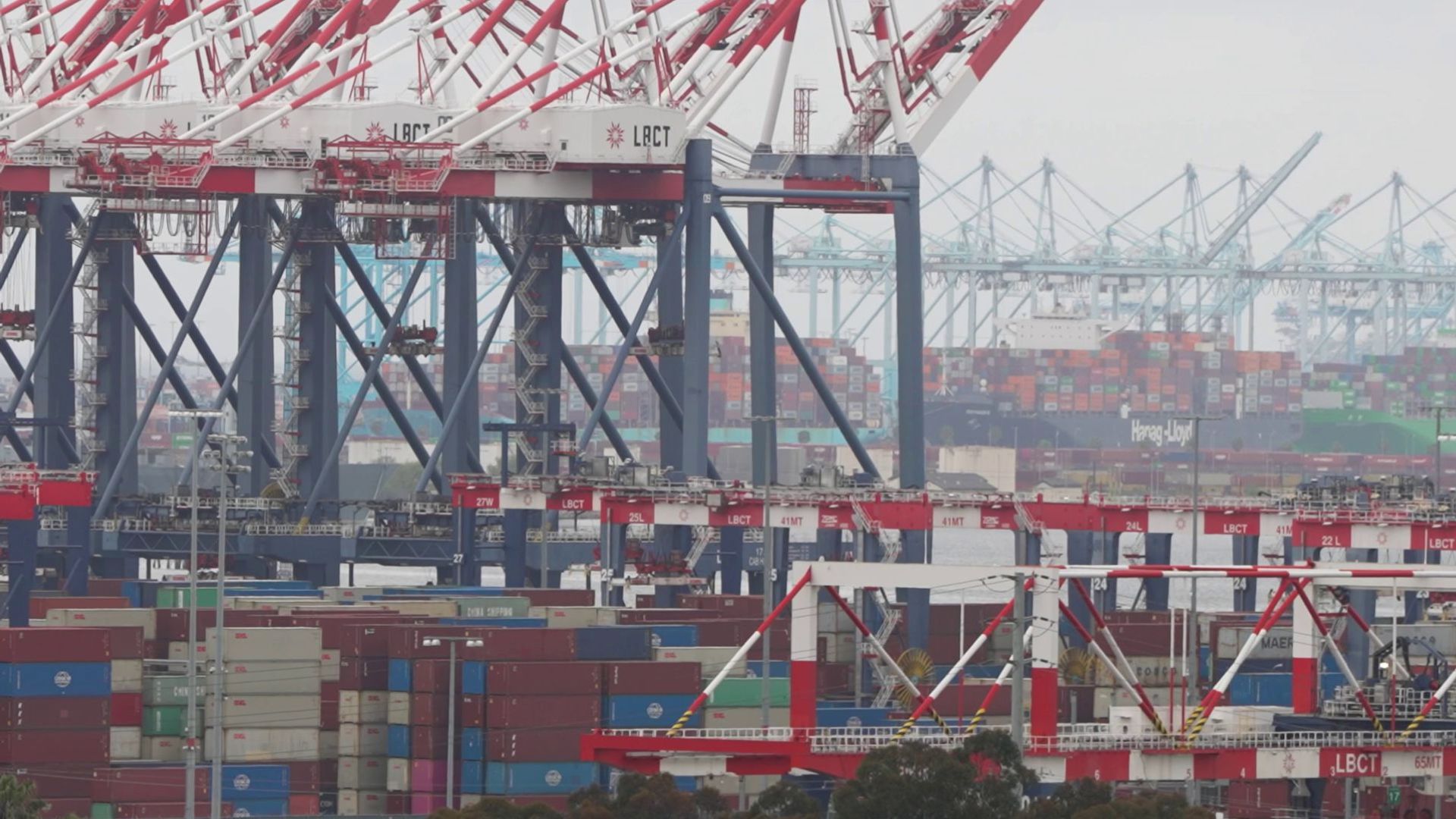 Trump’s tariffs hit the West’s busiest port – with traffic down by nearly a third