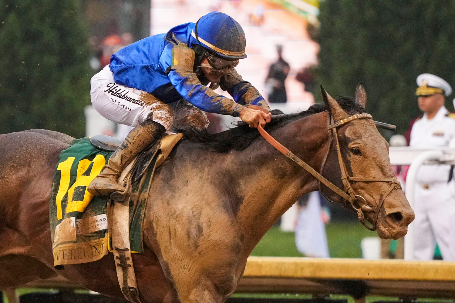 Kentucky Derby-winning jockey suspended, fined $62,000 for striking horse too many times