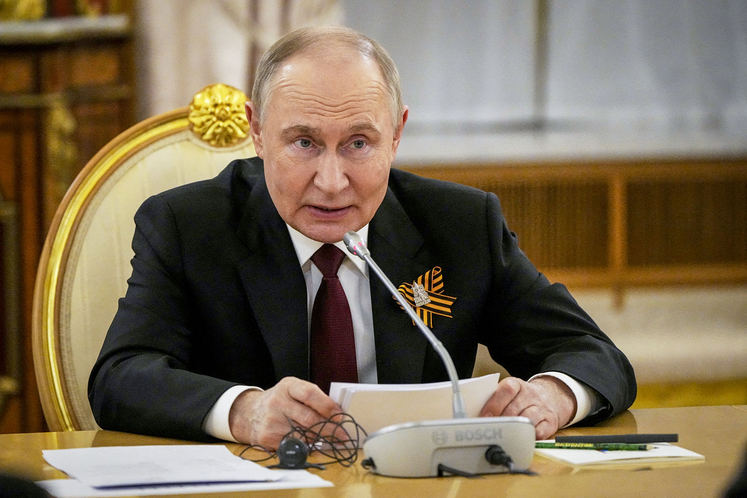 Putin says Russia is ‘committed’ to restart talks with Kyiv, suggests  May 15 start