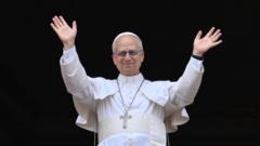 Watch: Crowds cheer as Pope holds first Sunday address