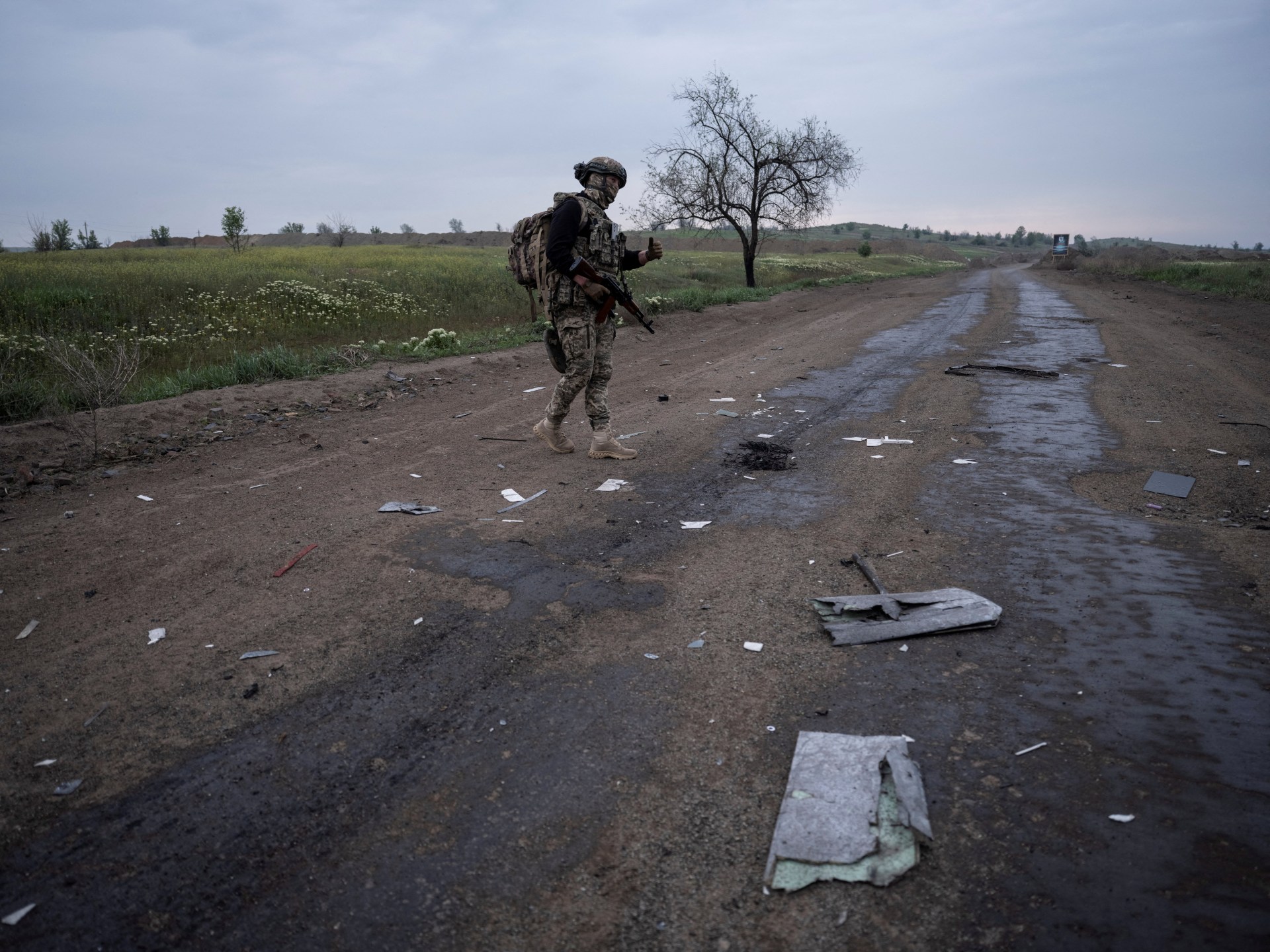 Ukraine says Russia fired barrage of drones amid calls for ceasefire