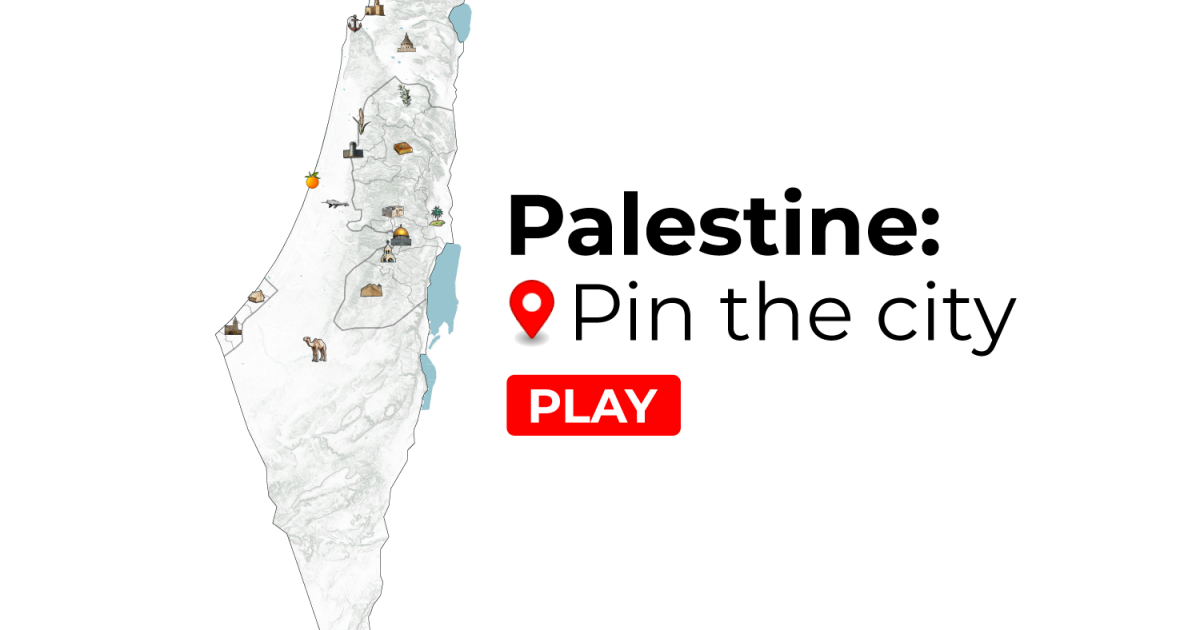 Can you find these Palestinian cities?