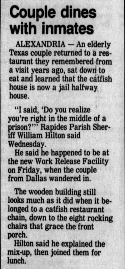 Do you realize you’re right in the middle of a prison?
