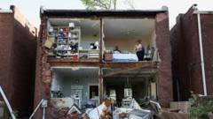 At least 25 dead after tornadoes sweep through US Midwest