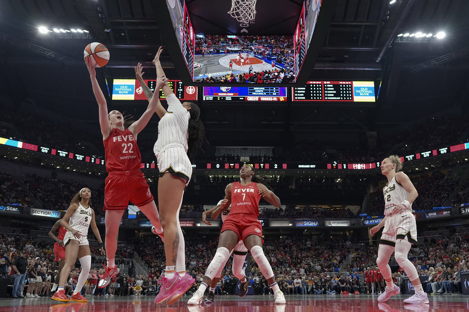 Caitlin Clark says flagrant foul for shoving Angel Reese was not ‘malicious’