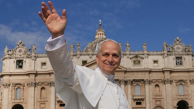 Pope Leo XIV’s inaugural mass attracts tens of thousands, including PM Carney