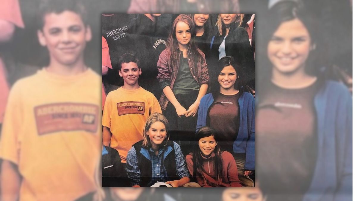 Lana Del Rey and Lindsay Lohan modeled for Abercrombie & Fitch together as kids