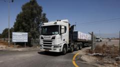 Israel lets aid into Gaza after 11-week blockade but UN calls it ‘drop in ocean’