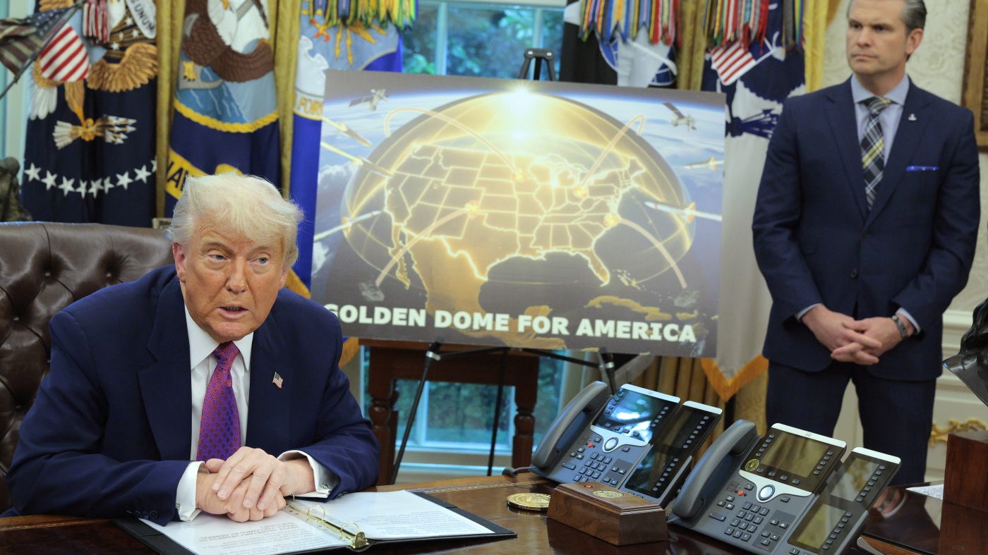 Trump unveils ambitious and expensive plans for ‘Golden Dome’ missile defense