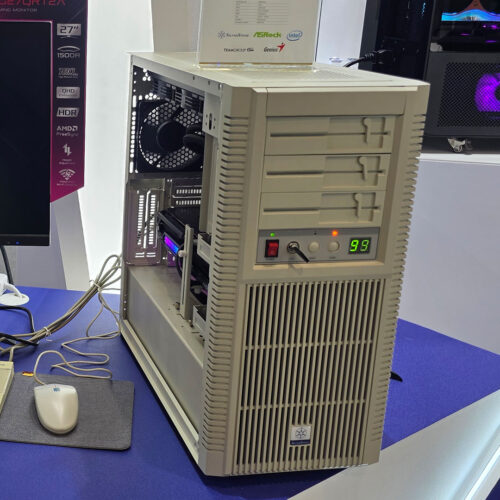 SilverStone is back with a beige PC case that looks just like your crappy old 486