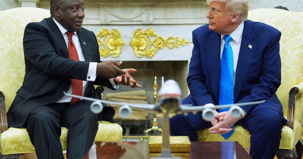 Trump, South African president clash in White House meeting