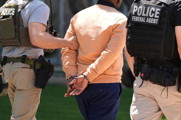 ICE agents wait in hallways of immigration court as Trump seeks to deliver on mass arrest pledge